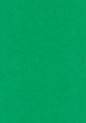 Grøn, A4 linen karton, 5 ark.